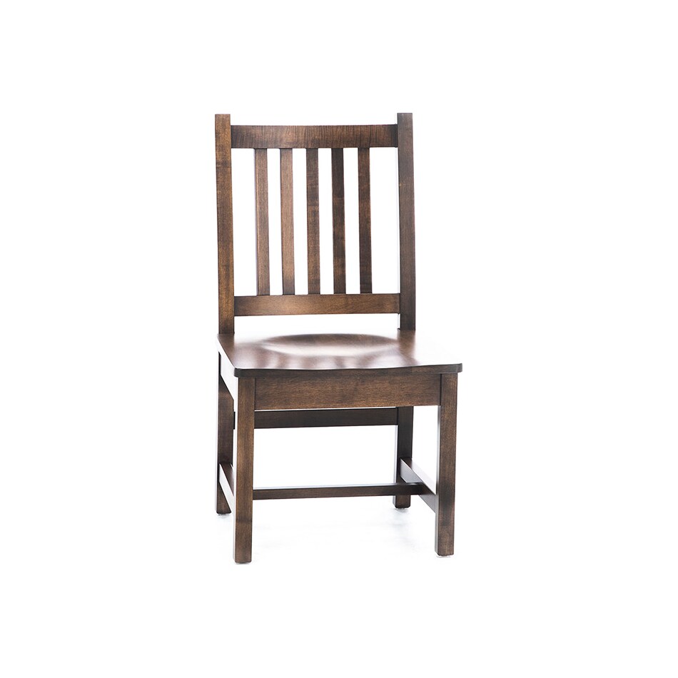 l j gascho brown standard height side chair   