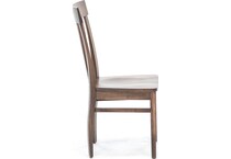 l j gascho brown standard height side chair   