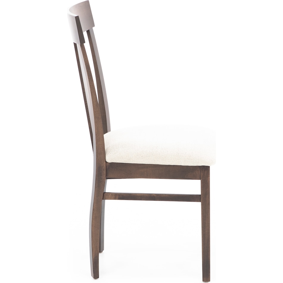 l j gascho brown standard height side chair   