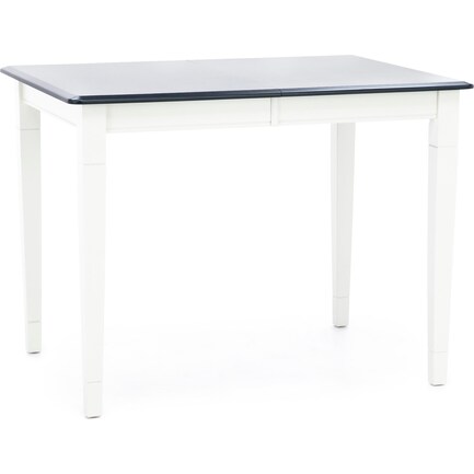Anniversary II 48-60" Counter Height Table in Mineral Ivory