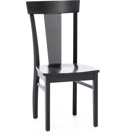 Laker T-Back Side Chair in Chocolate