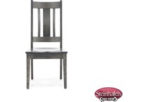 l j gascho grey inch standard seat height side chair  image   