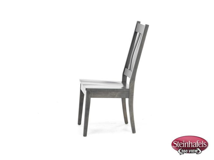 l j gascho grey inch standard seat height side chair  image   