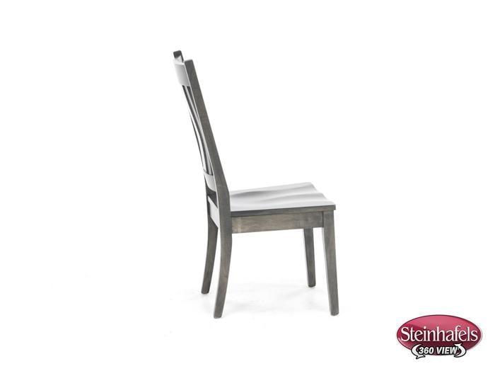 l j gascho grey inch standard seat height side chair  image   