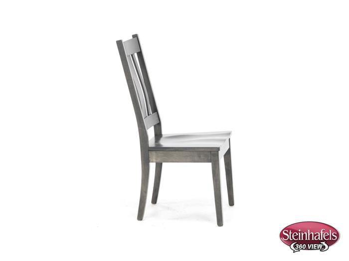 l j gascho grey inch standard seat height side chair  image   