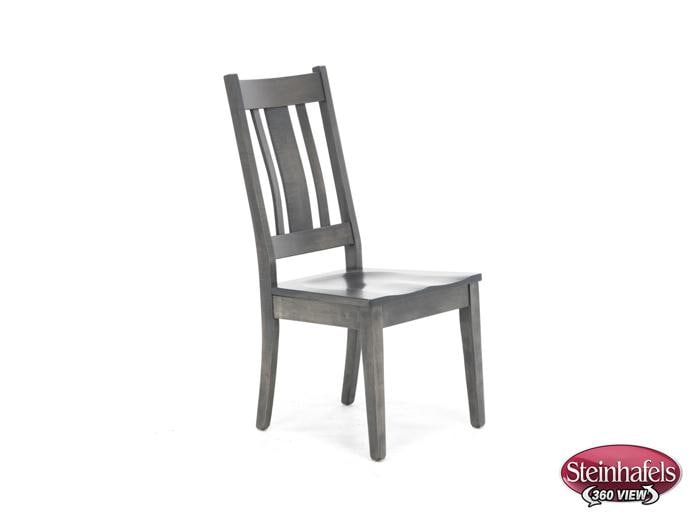 l j gascho grey inch standard seat height side chair  image   