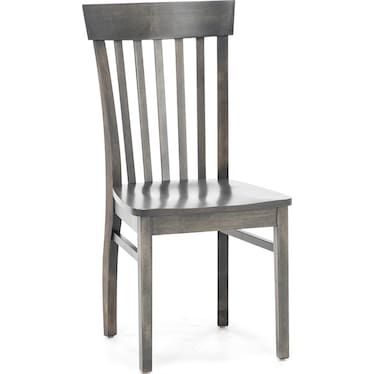 Venice Slat Back Side Chair in Mineral