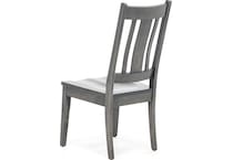 l j gascho grey inch standard seat height side chair   