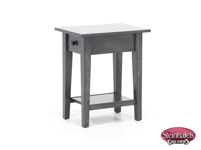 l j gascho grey chairside table  image side  