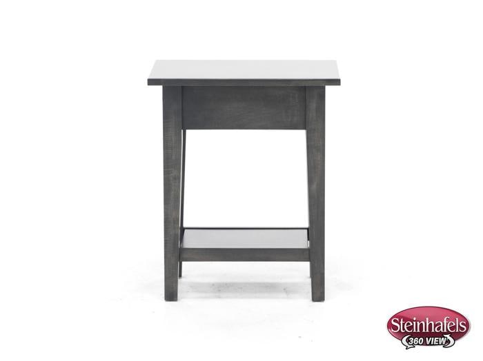 l j gascho grey chairside table  image side  