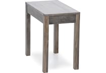 l j gascho grey chairside table prk  