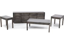 l j gascho grey chairside table prk  