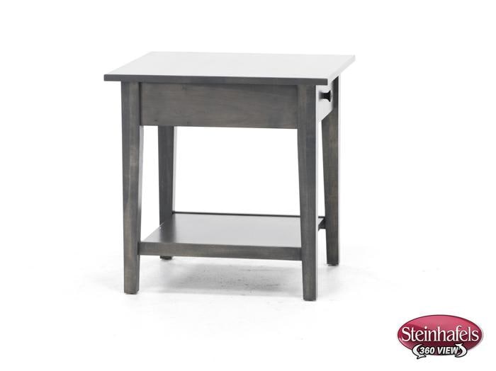 l j gascho grey end table  image end  