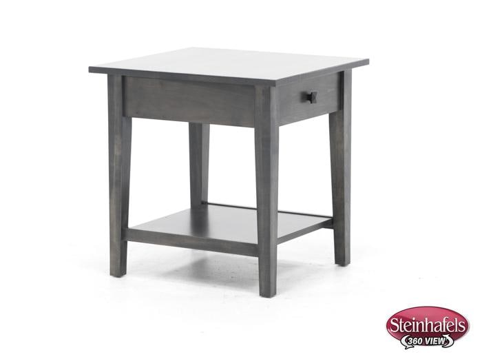 l j gascho grey end table  image end  