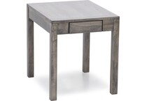 l j gascho grey end table prk  