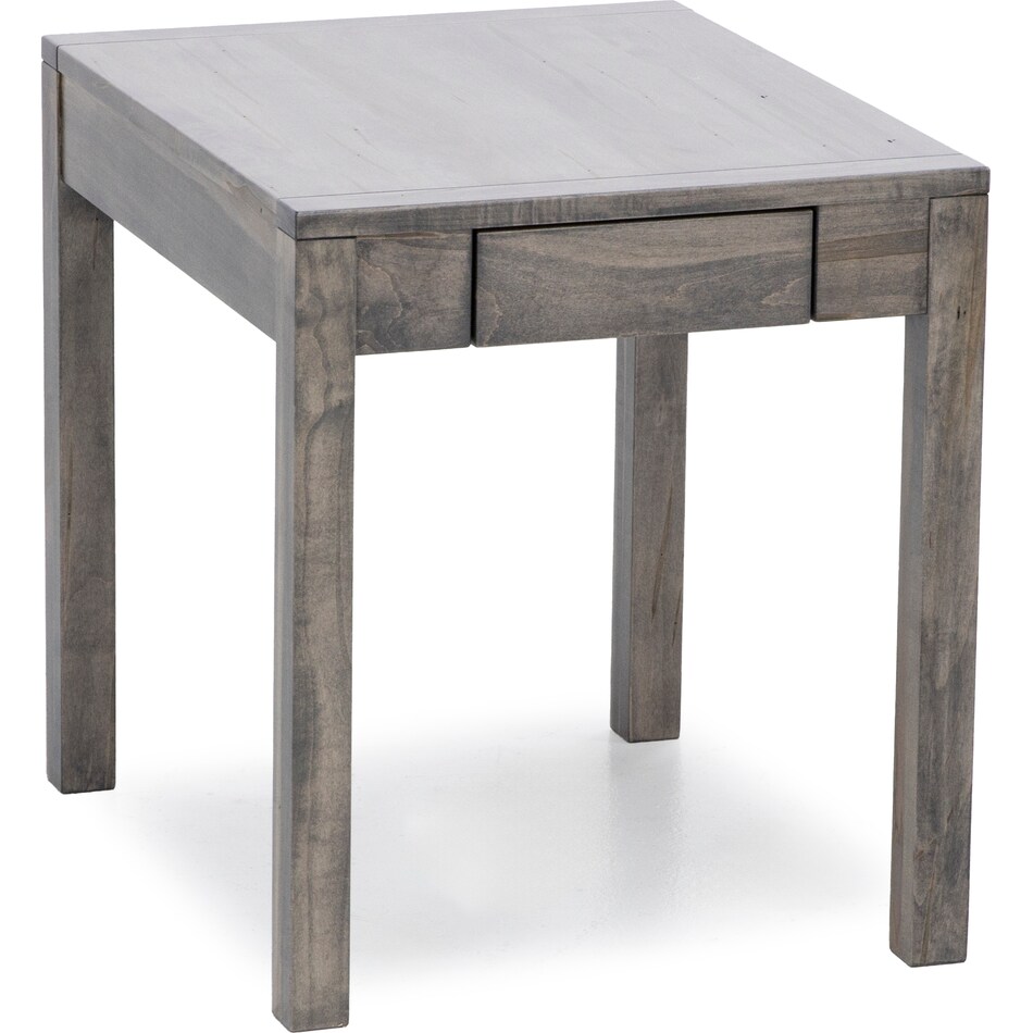 l j gascho grey end table prk  