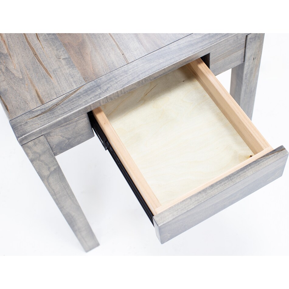 l j gascho grey end table prk  