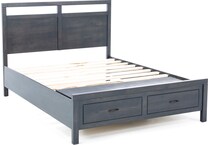 l j gascho grey king bed package pk  