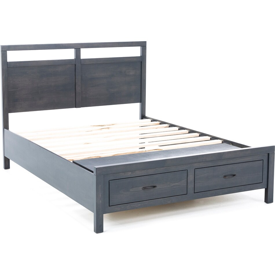 l j gascho grey king bed package pk  