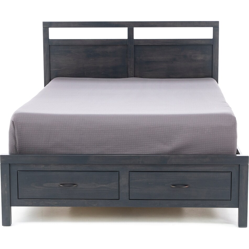 l j gascho grey queen bed package pk  