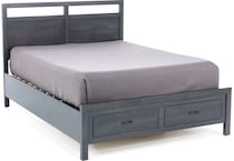 l j gascho grey queen bed package pk  