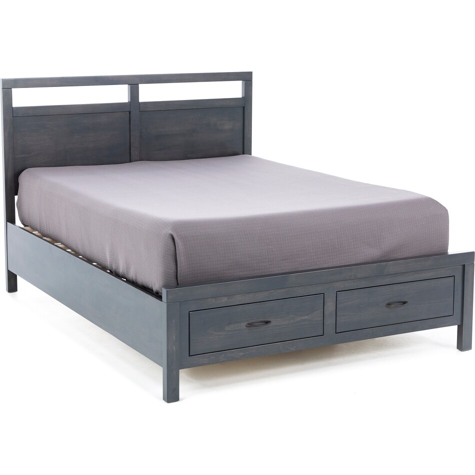 l j gascho grey queen bed package pk  