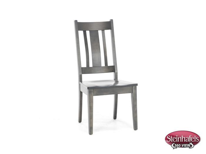 l j gascho grey standard height side chair  image   
