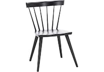 l j gascho onyx m  inch standard seat height side chair   