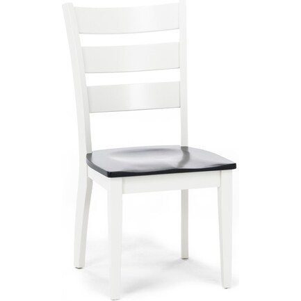 Lillian Ladder Back Chair in Mineral Ivory