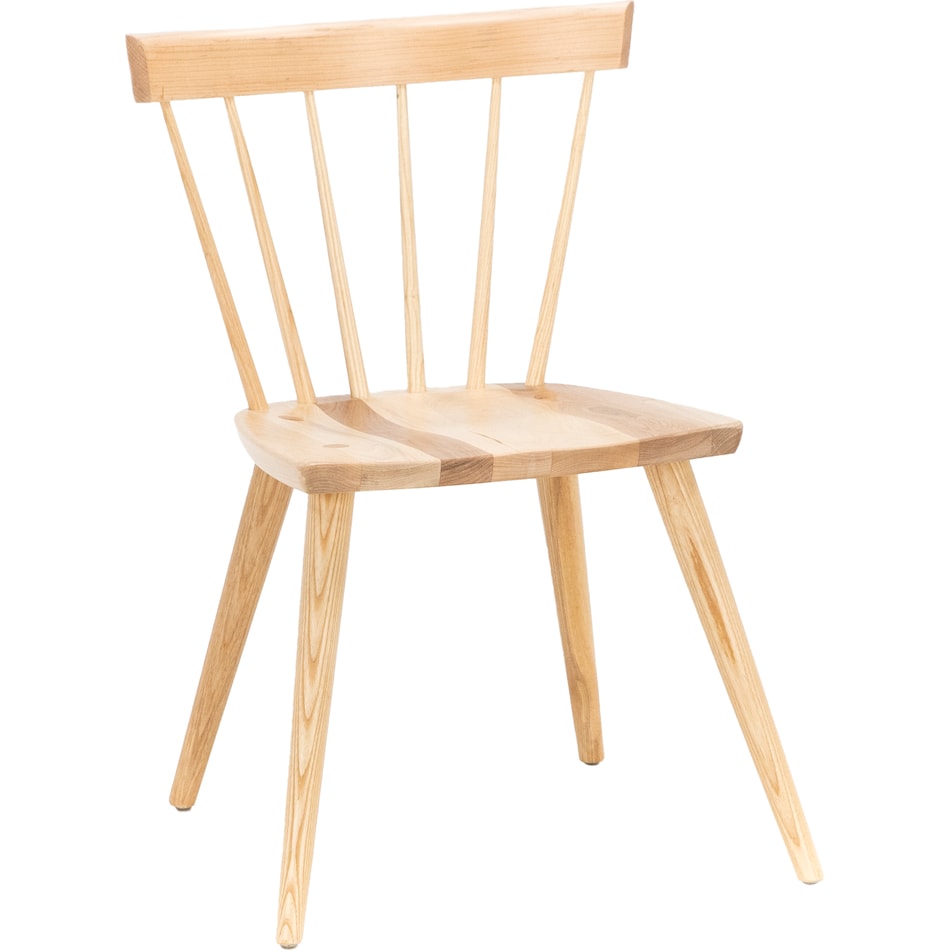 l j gascho tan inch standard seat height side chair   