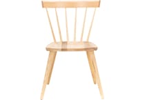 l j gascho tan inch standard seat height side chair   