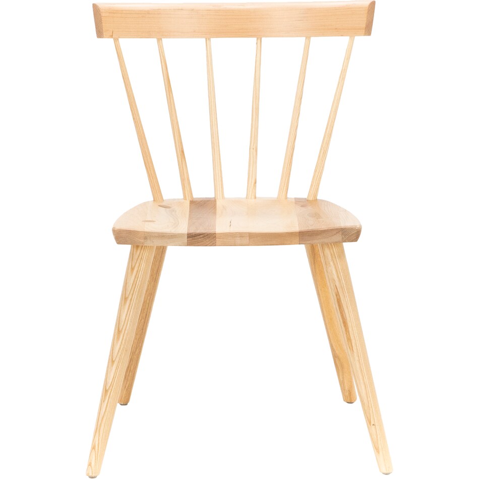 l j gascho tan inch standard seat height side chair   