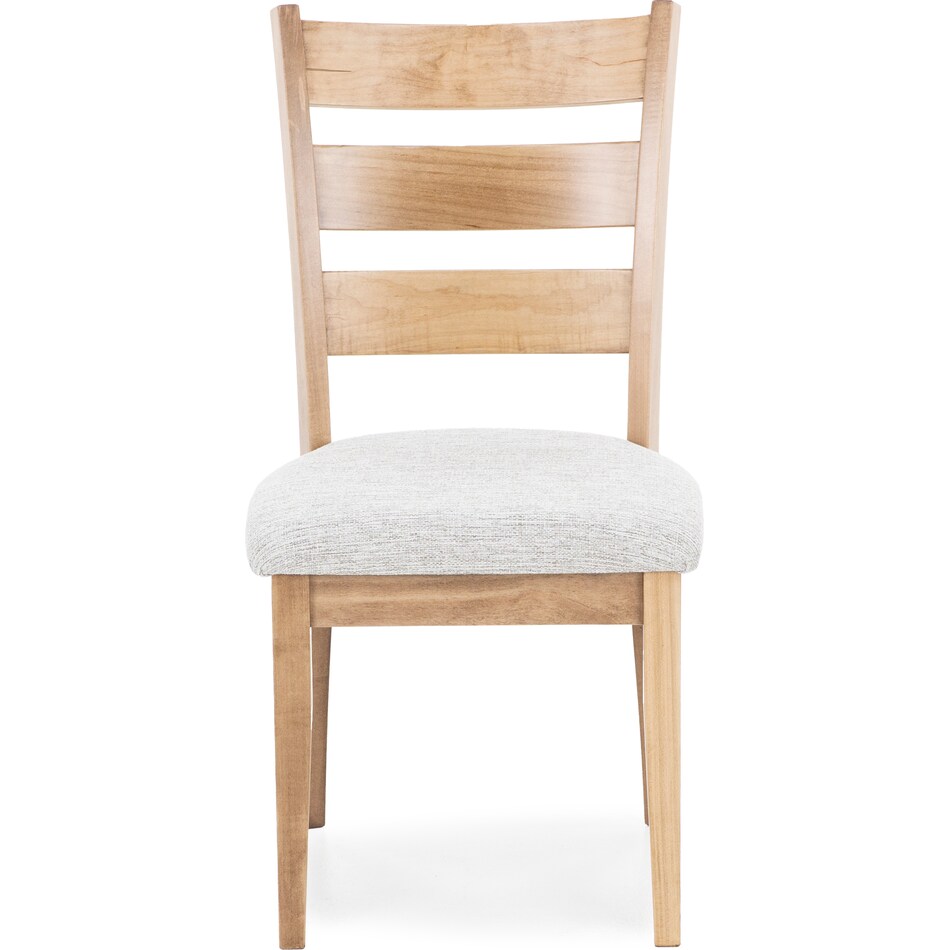 l j gascho tan inch standard seat height side chair   