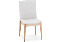 l j gascho tan inch standard seat height side chair   