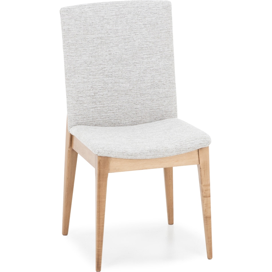 l j gascho tan inch standard seat height side chair   
