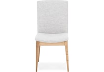 l j gascho tan inch standard seat height side chair   