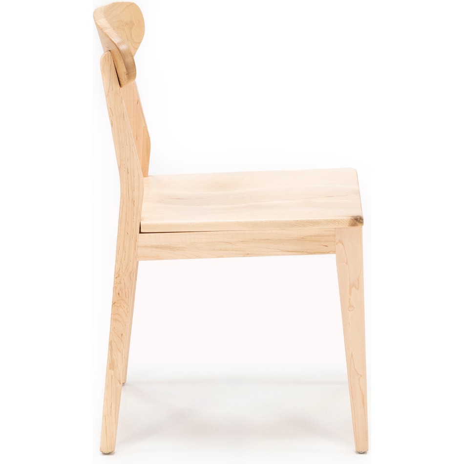 l j gascho tan inch standard seat height side chair   