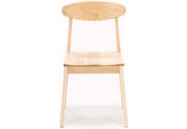 l j gascho tan inch standard seat height side chair   