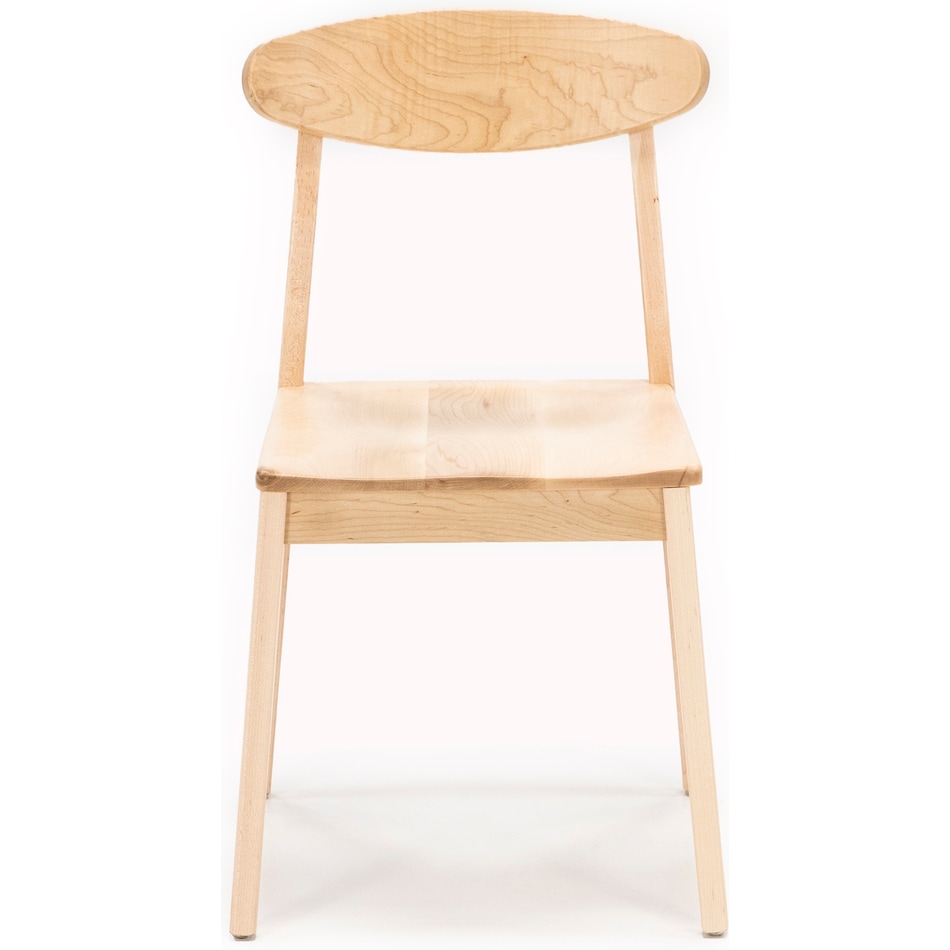 l j gascho tan inch standard seat height side chair   