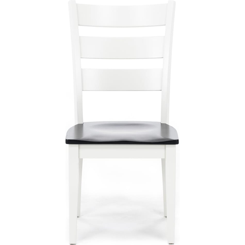 l j gascho white inch standard seat height side chair   