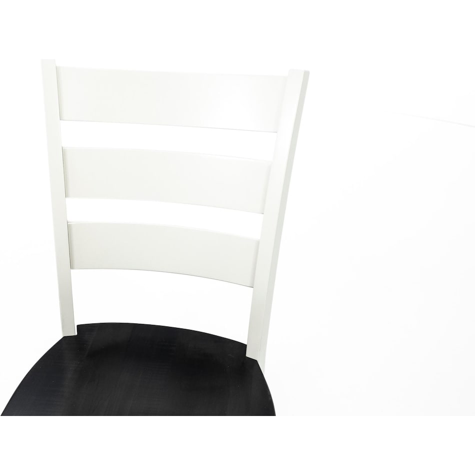 l j gascho white inch standard seat height side chair   