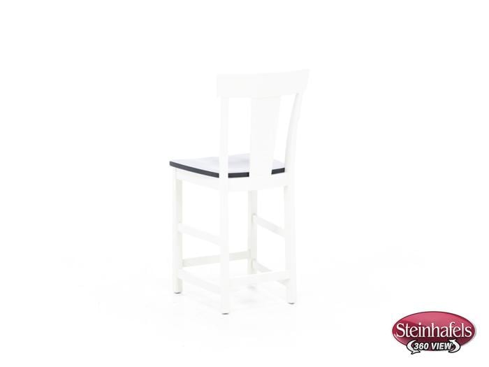 l j gascho white  inch counter seat height stool  image   