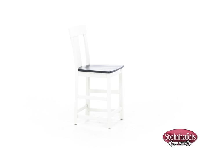 l j gascho white  inch counter seat height stool  image   