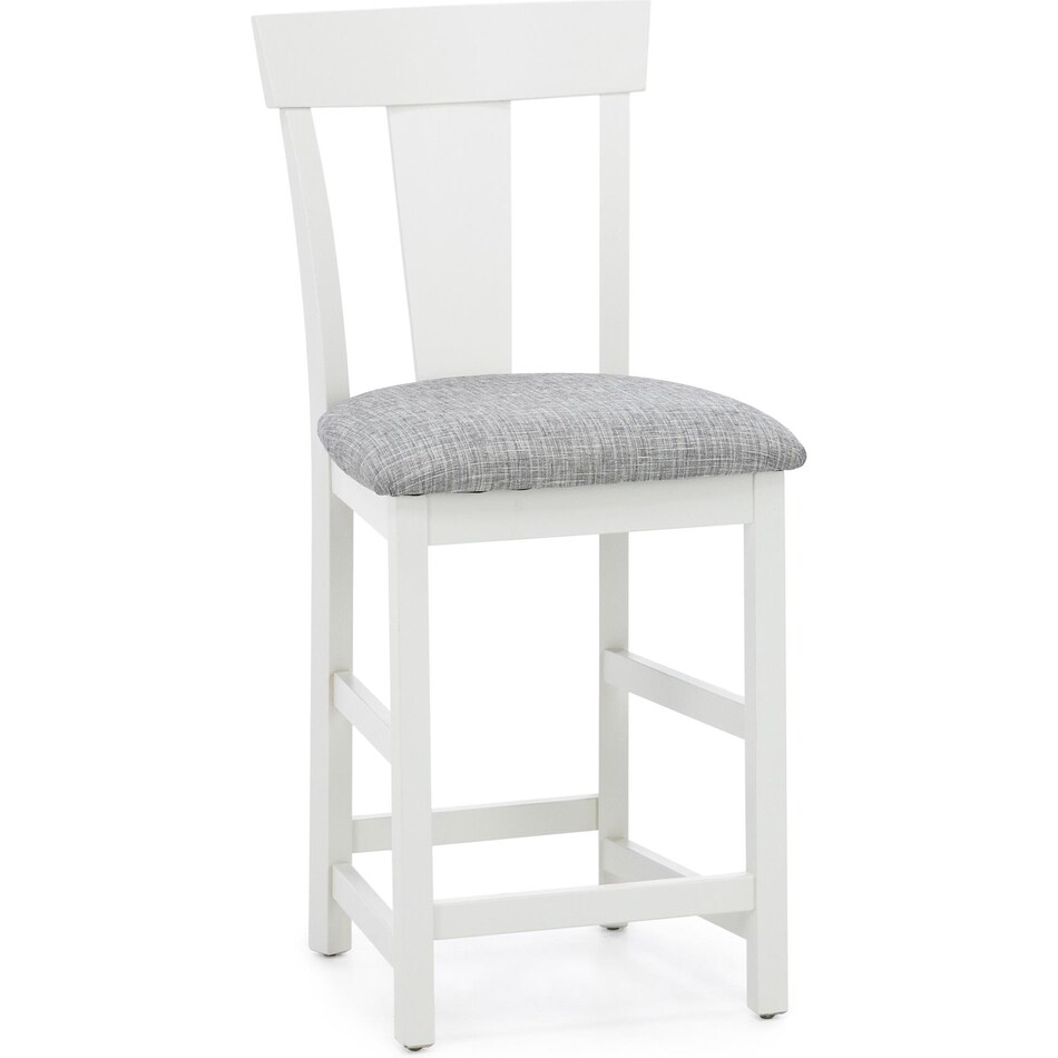 l j gascho white  inch counter seat height stool   