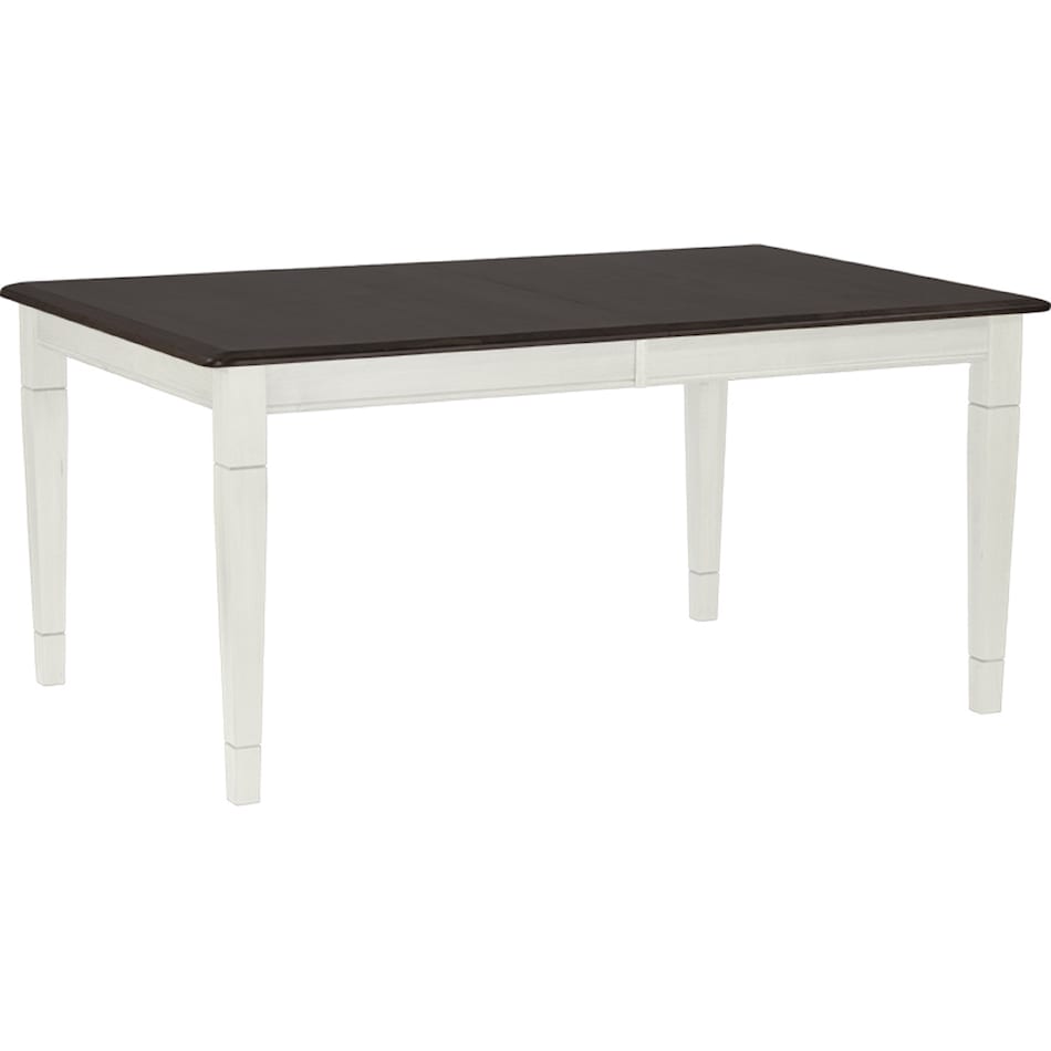 l j gascho white inch standard height rectangle p  