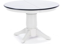 l j gascho white inch standard height round oval pi  