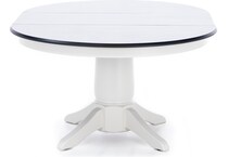 l j gascho white inch standard height round oval pi  