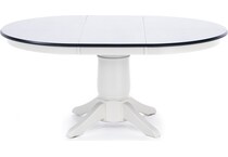 l j gascho white inch standard height round oval pi  