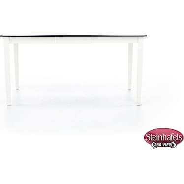 Anniversary II 54-72" Counter Height Table in Mineral Ivory
