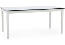 l j gascho white inch counter height rectangle cp  